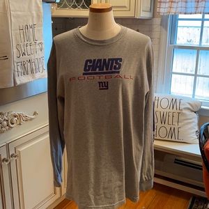 NWOT NFL NY GIANTS LONG SLEEVE LOGO TEE SHIRT Reduced w $4.99 Reduced Ship👏🏻❤️
